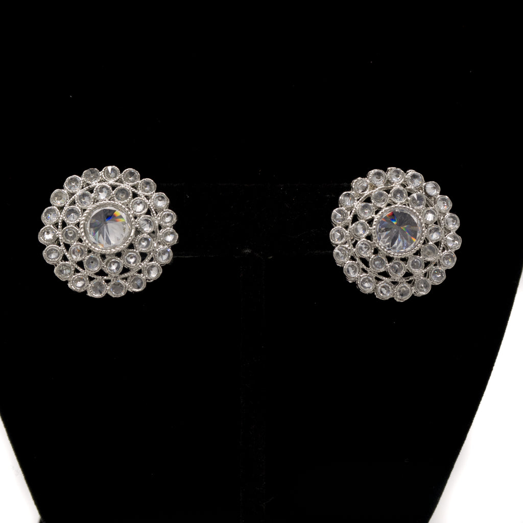 Single Line Silver Choker Set