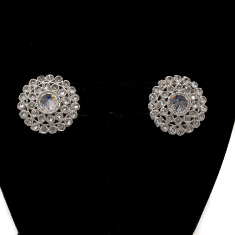 Image of Single Line Silver Choker Set