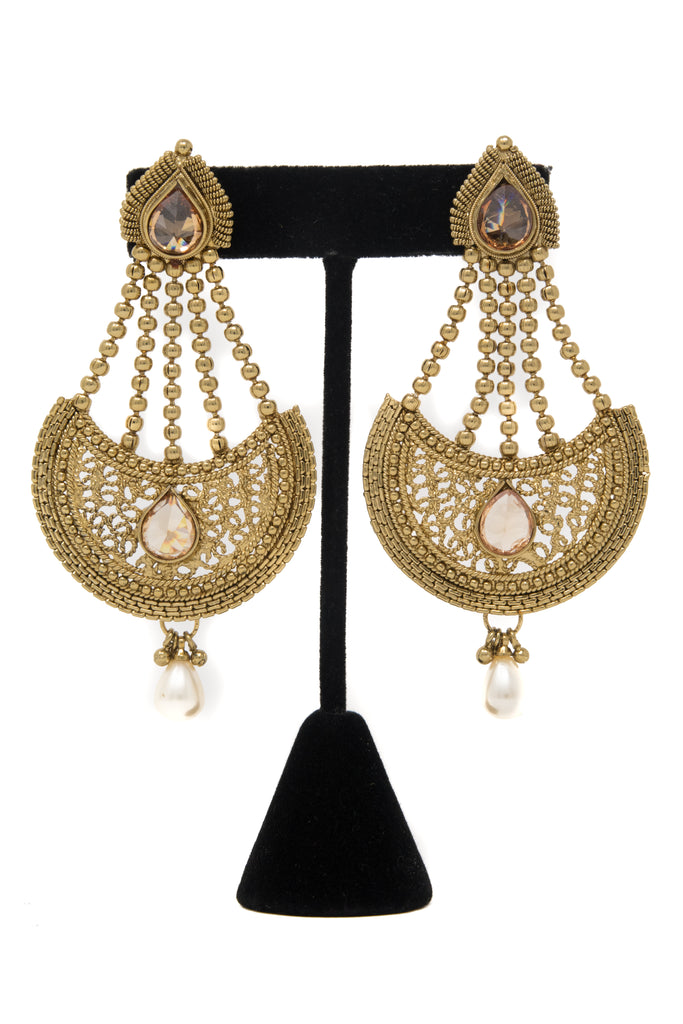 Raindrop Polki Earrings