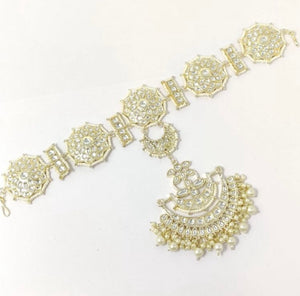 Kundan Sheeshphool with Tikka