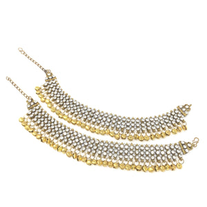 Pearl Ghungroo Anklets