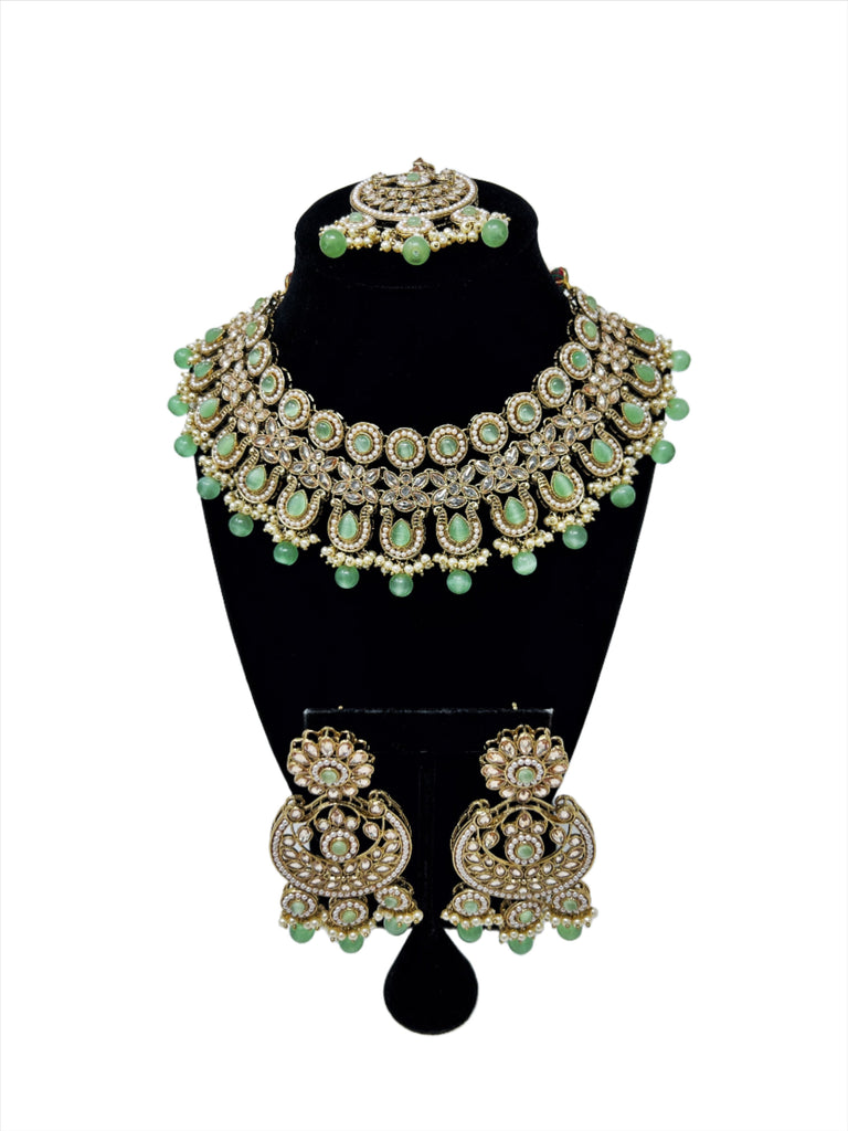 Mint Polki Choker Set