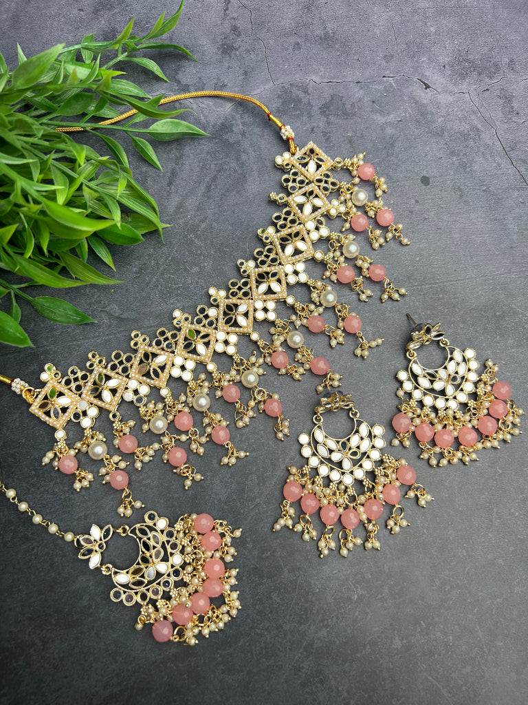 Baby Pink Mirror Set