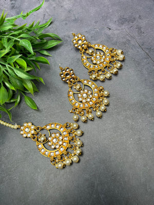 Lightweight Earring Tikka Set