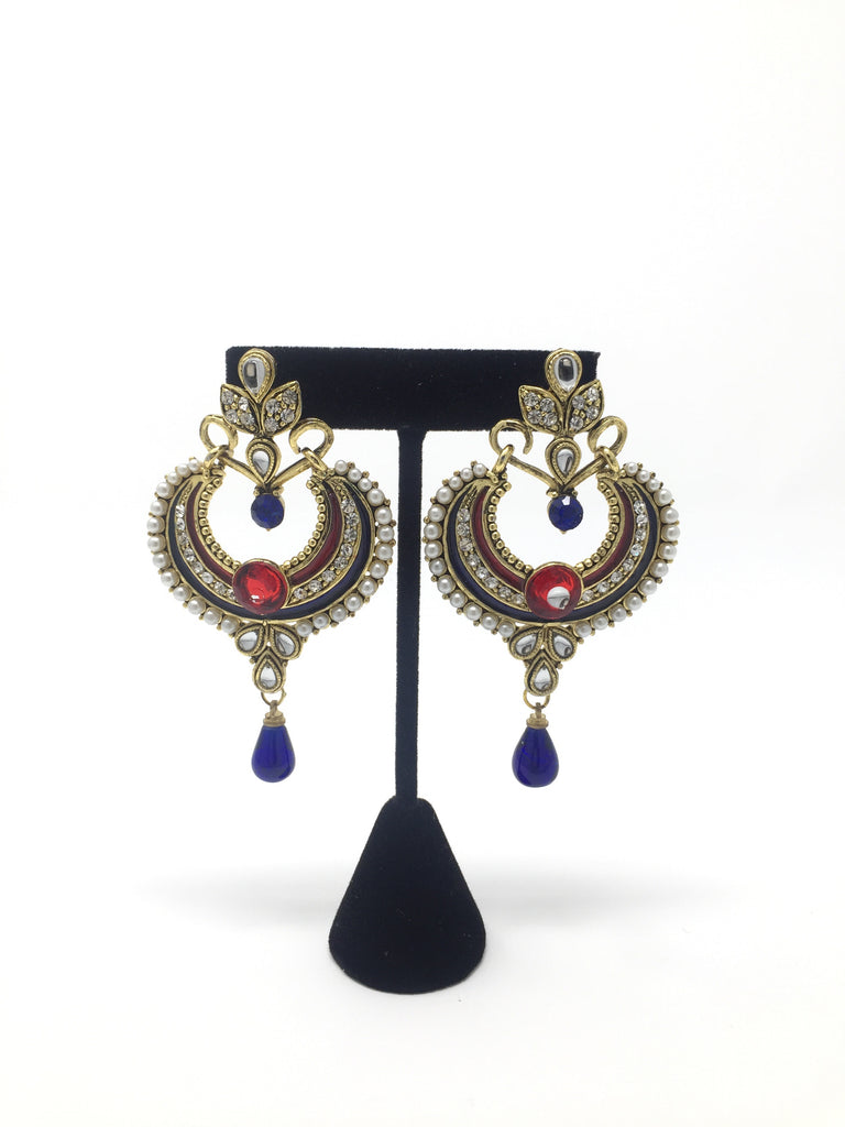 Red & Blue Earrings