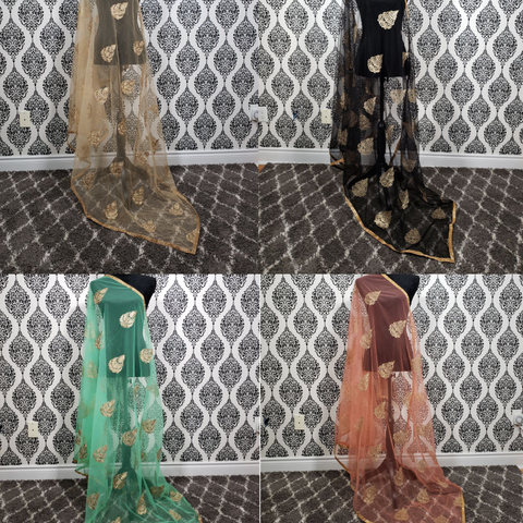 Image of Motif Net Dupattas