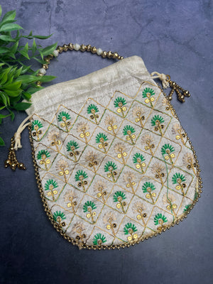 Green Potli Bag
