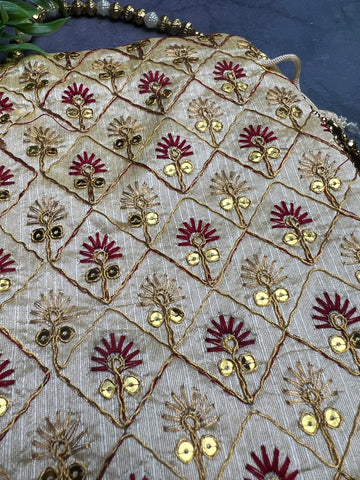 Image of Red Potli Bag