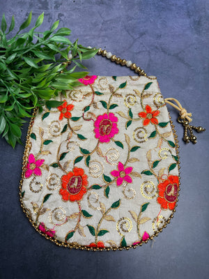 Multi Colour Potli Bag