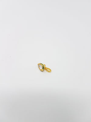 Small Raindrop Clip On Nose Rings