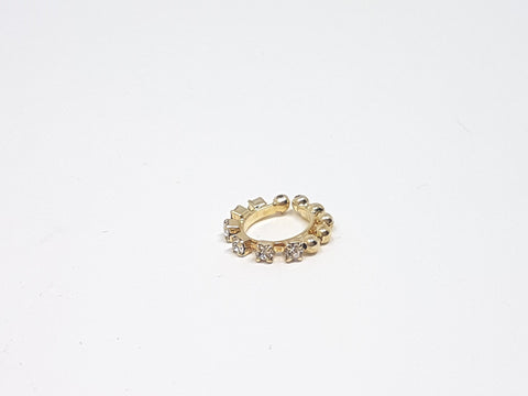 Image of Gold Toned Clip On Nose Ring