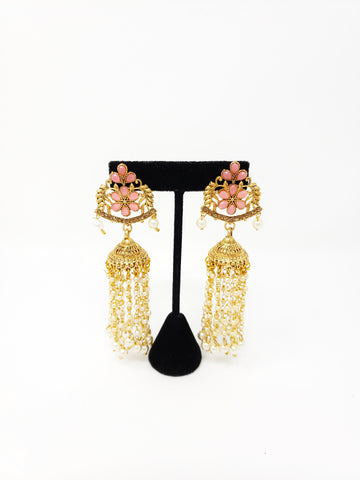 Image of Floral Chandelier Earrings