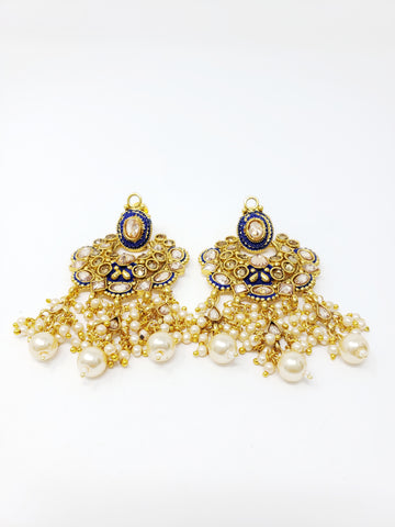 Image of Chandbali Dangle Earrings