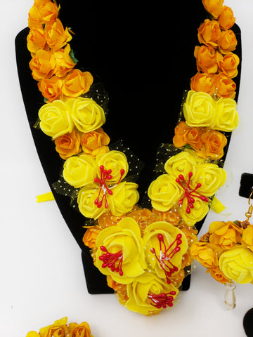 Image of Yellow Rose Jewelry Set
