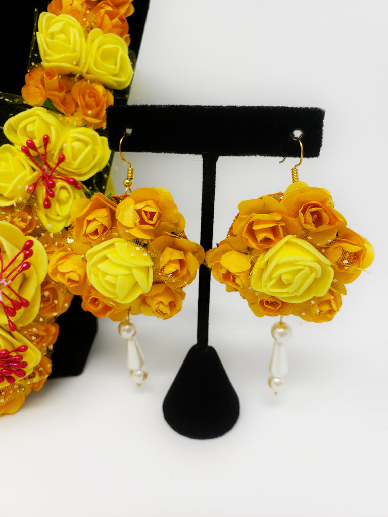 Yellow Rose Jewelry Set