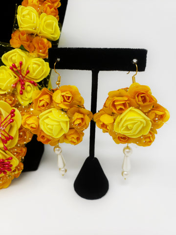 Image of Yellow Rose Jewelry Set