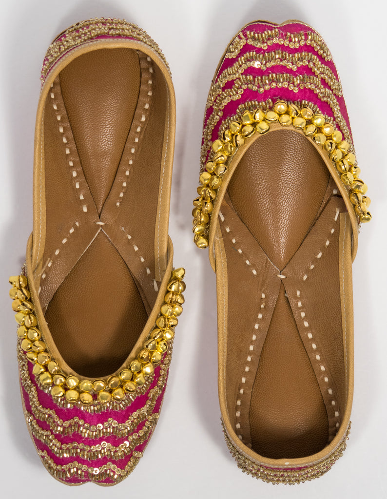 Pink Ghungroo Women's Punjabi Jutti Accessories